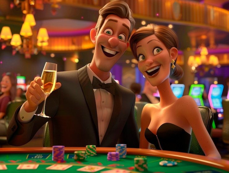 Tampilan meja Lightning Baccarat di aplikasi pes toto dengan dealer, kartu, dan panel taruhan
